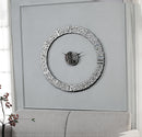 Kachina Mirrored & Faux Gems Wall Clock - Michael's Discount Furniture