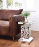 Kachina Mirrored & Faux Gems End Table - Michael's Discount Furniture