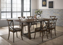 Kaelyn Dark Oak Dining Table - Michael's Discount Furniture