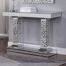 Kachina Mirrored & Faux Gems Console Table - Michael's Discount Furniture