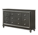 Kaitlyn Metallic Gray Dresser - Michael's Discount Furniture
