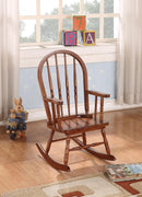 Kloris Tobacco Youth Rocking Chair - Michael's Discount Furniture