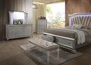 Kaitlyn PU & Clear Acrylic Bench - Michael's Discount Furniture