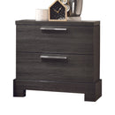 Lantha Gray Oak Nightstand - Michael's Discount Furniture