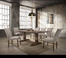 Leventis Weathered Oak Dining Table - Michael's Discount Furniture