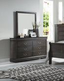 Louis Philippe Dark Gray Dresser - Michael's Discount Furniture