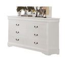 Louis Philippe White Dresser - Michael's Discount Furniture