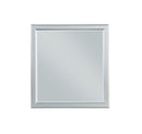 Louis Philippe III Platinum Mirror - Michael's Discount Furniture