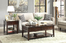 Malachi Walnut Coffee Table - Michael's Discount Furniture