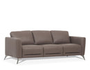 Malaga Taupe Leather Sofa - Michael's Discount Furniture