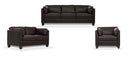 Matias Chocolate Leather Sofa - Michael's Discount Furniture