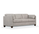 Matias Dusty White Leather Sofa - Michael's Discount Furniture