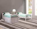 Micah White Bunk Bed & Trundle (Twin/Twin) - Michael's Discount Furniture