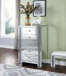 Noralie Mirrored & Faux Diamonds Chest - Michael's Discount Furniture