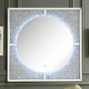 Nowles Mirrored & Faux Stones Wall Decor (LED) - Michael's Discount Furniture