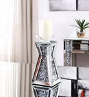 Nowles Mirrored & Faux Stones Accent Candleholder - Michael's Discount Furniture