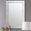 Nysa Mirrored & Faux Crystals Console Table - Michael's Discount Furniture