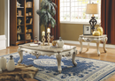 Ranita Marble & Champagne Coffee Table - Michael's Discount Furniture