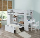Ragna White Twin Bed - Michael's Discount Furniture