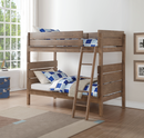 Ranta Antique Oak Bunk Bed (Twin/Twin) - Michael's Discount Furniture