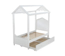 Rapunzel White Twin Bed - Michael's Discount Furniture
