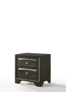 Soteris Antique Gray Nightstand - Michael's Discount Furniture