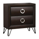 Tablita Dark Merlot Nightstand - Michael's Discount Furniture