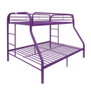 Tritan Purple Bunk Bed (Twin/Full) - Michael's Discount Furniture