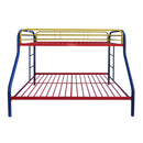 Tritan Rainbow Bunk Bed (Twin/Full) - Michael's Discount Furniture