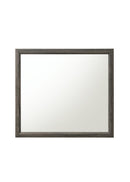 Valdemar Weathered Gray Mirror - Michael's Discount Furniture