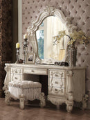 Versailles Bone White Vanity Desk - Michael's Discount Furniture
