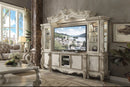 Versailles Bone White Entertainment Center (Side Piers & Bridge) - Michael's Discount Furniture