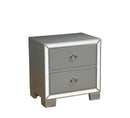 Voeville II Platinum Nightstand - Michael's Discount Furniture