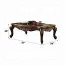Latisha Antique Oak Coffee Table - Michael's Discount Furniture
