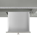 Avril 70" TV Stand in Silver - Michael's Discount Furniture