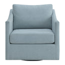 Acacia Swivel Chair in Freya Light Blue - Michael's Discount Furniture