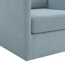 Acacia Swivel Chair in Freya Light Blue - Michael's Discount Furniture