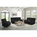Admiral 3PC Living Room Set in Masis Black-Sofa, Loveseat & Recliner - Michael's Discount Furniture
