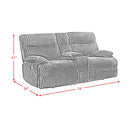 Admiral 3PC Living Room Set in Masis Black-Sofa, Loveseat & Recliner - Michael's Discount Furniture