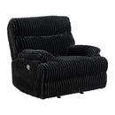 Admiral 3PC Living Room Set in Masis Black-Sofa, Loveseat & Recliner - Michael's Discount Furniture