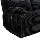 Admiral 2PC Living Room Set in Masis Black-Sofa & Loveseat - Michael's Discount Furniture