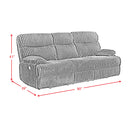 Admiral 3PC Living Room Set in Masis Black-Sofa, Loveseat & Recliner - Michael's Discount Furniture