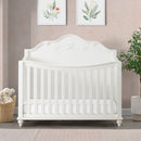 Alana Crib with Guardrails in White - Michael's Discount Furniture
