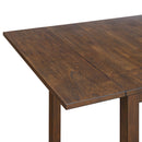 Alex 3PC Dining Set with Drop Leaf Table in Espresso - Michael's Discount Furniture
