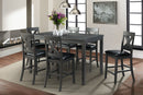 Alex 60" 7Pc Counter Dining Set - Michael's Discount Furniture
