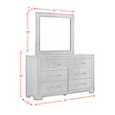 Allan Dresser & Mirror Set in Black - Michael's Discount Furniture