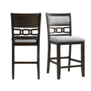 Amherst Counter Side Chair W/Fabric Cushion Dark Finish (2 Per Pack) - Michael's Discount Furniture