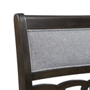 Amherst Counter Side Chair W/Fabric Cushion Dark Finish (2 Per Pack) - Michael's Discount Furniture
