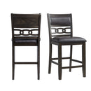 Amherst Counter Side Chair W/PU Cushion Dark Finish (2 Per Pack) - Michael's Discount Furniture