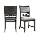 Amherst Dining Side Chair W/Fabric Cushion Dark Finish (2 Per Pack) - Michael's Discount Furniture